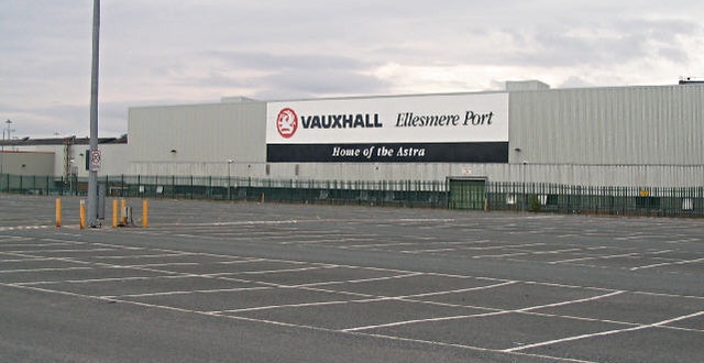 Ellesmere Port Vauxhall car factory external