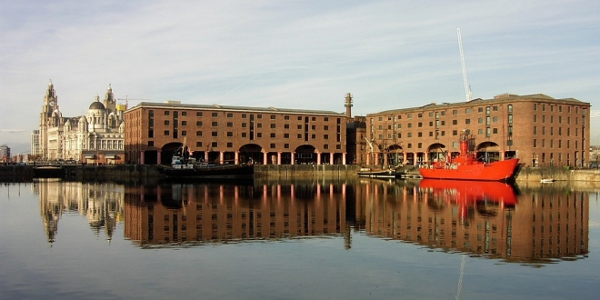 Liverpool dock area