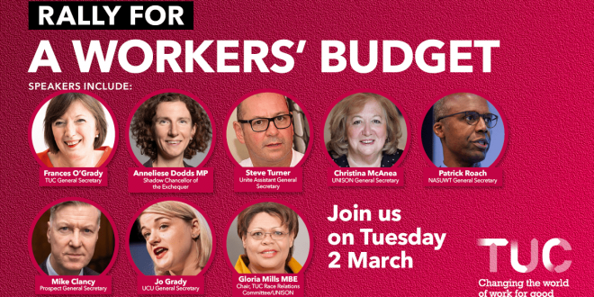 Workers Budget rally